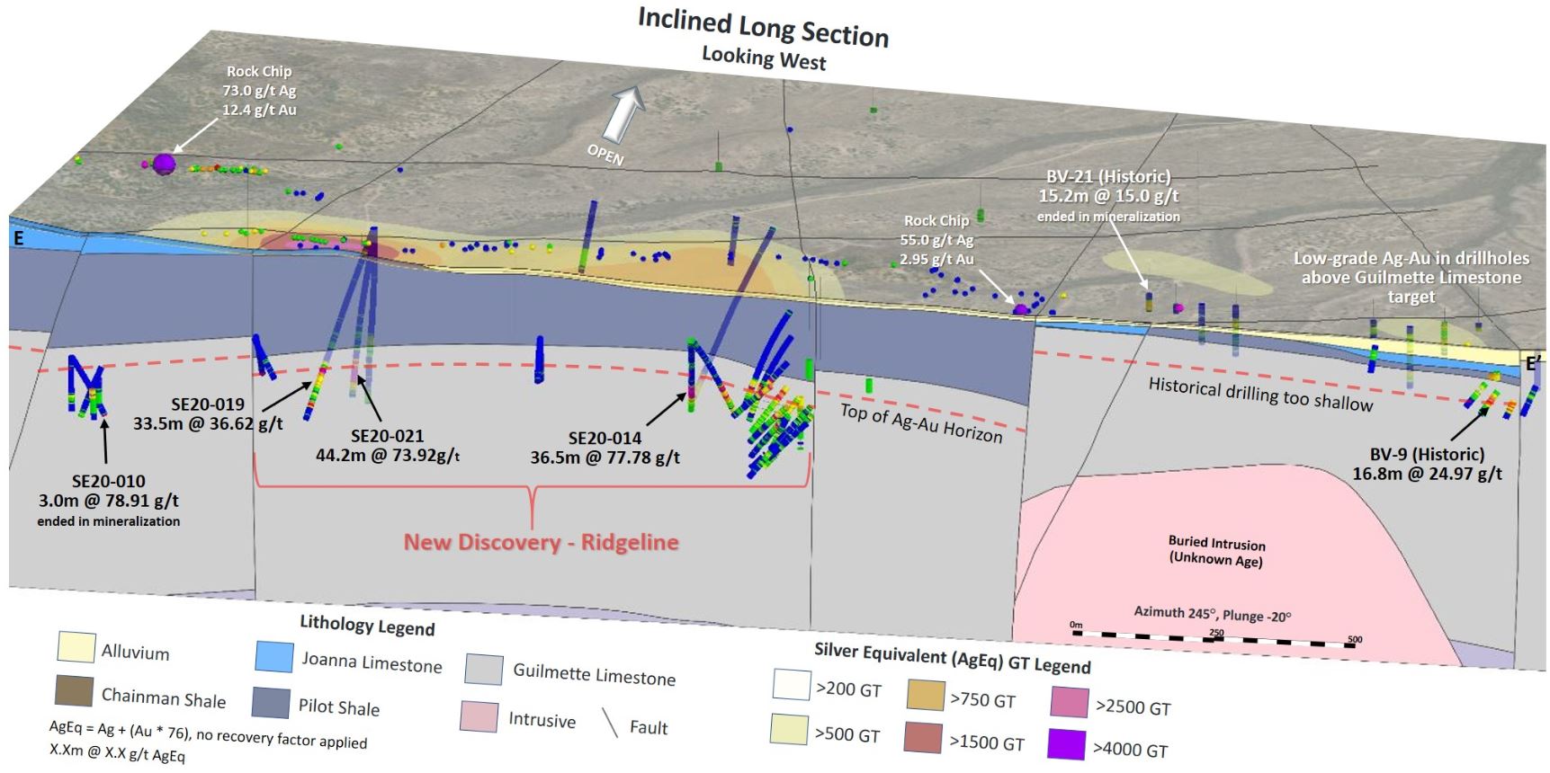 Ridgeline Minerals More Than Doubles Silver Gold Footprint At The Selena Project Nevada Ridgeline Minerals